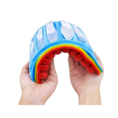 1 Pc 10-Grid Silicone Ice Cube Tray – Water Bottle Ice Cream & Pudding Mold (Random Color)