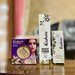Glow On the Go – Kashee’s Foundation, Powder & Fixer Combo