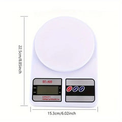 10kg Digital Food Scale – Accurate Weighing with Tare & Clear LCD Display