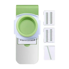 "Multifunctional Vegetable Cutter & Grater – 6-in-1 Slicer, Shredder, Peeler & Kitchen Tool (Random Colors)"